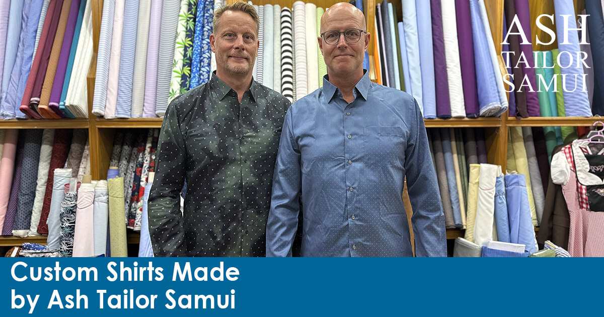 Custom Shirts Made by Ash Tailor Samui